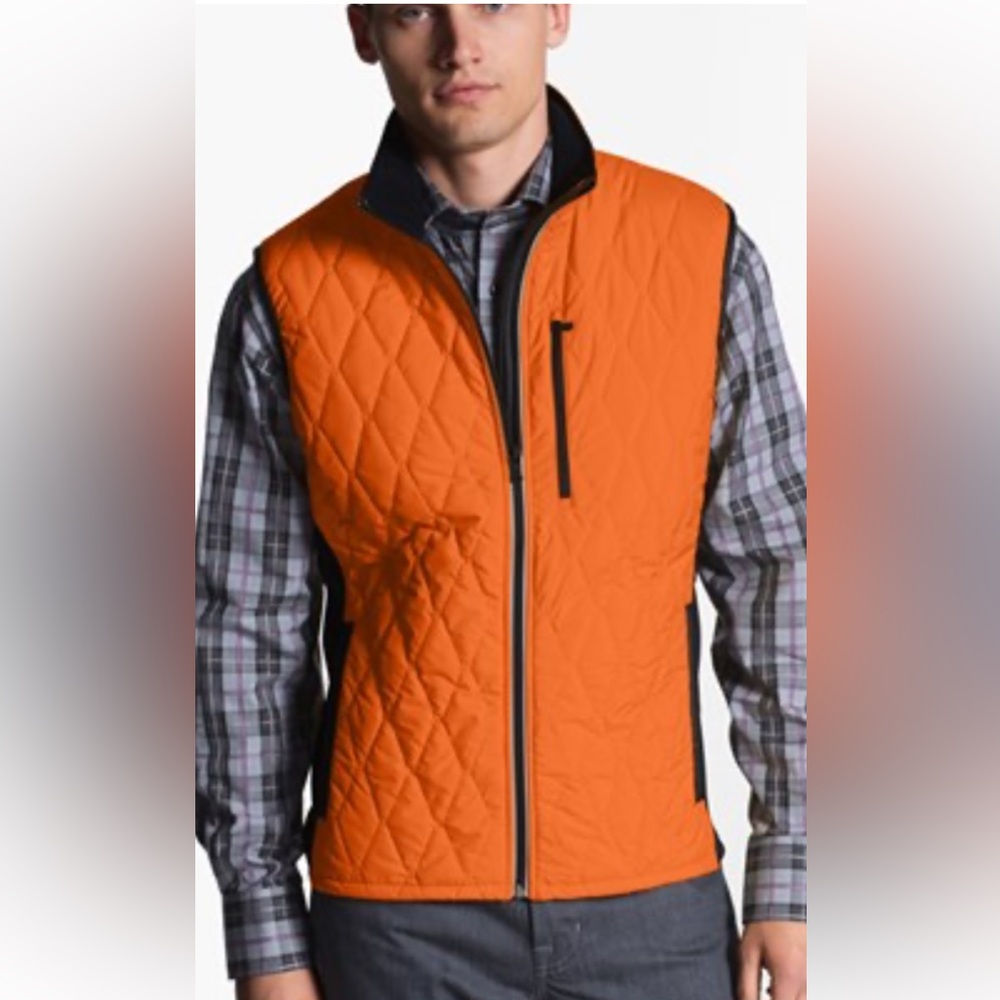 Victorinox Swiss Army Men’s Quilted Vest Thermore Insulated Pertex Orange XXL